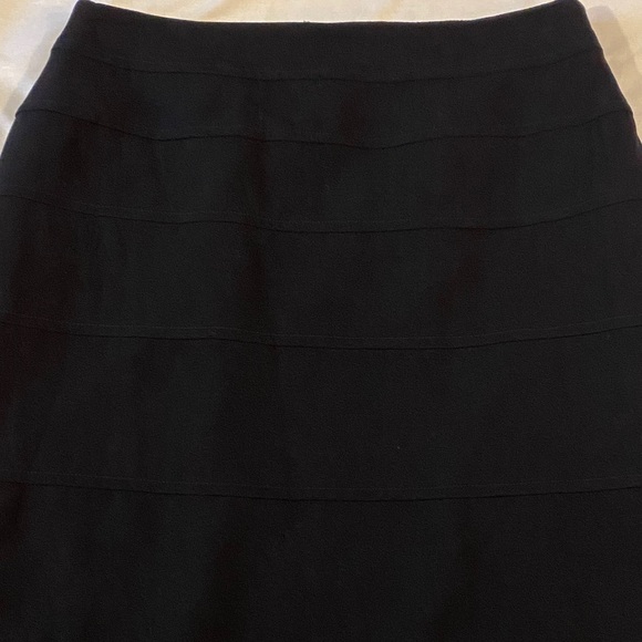 Escada Virgin Wool High Rise Maxi Skirt Black 34 2 - Picture 8 of 10